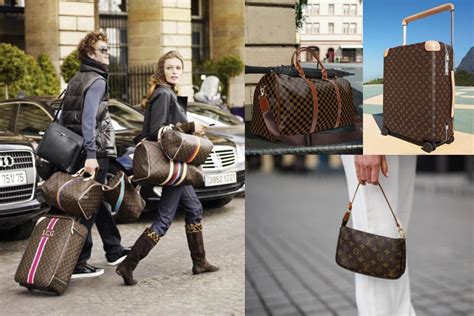 compare between traveller bag and lv luggage